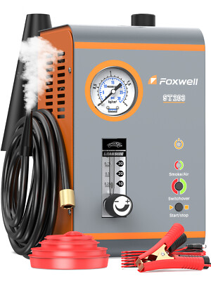 FOXWELL ST203 Vehicle Smoke Machine Vacuum Fuel EVAP Leak Detector Test Tool Kit