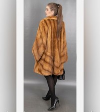 Glamorous Genuine Highest Quality So Soft & Lightweight Weasel Mink Luxury Coat