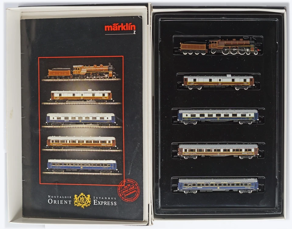 SLIGHTLY USED MARKLIN Gauge Z - # 8108 Märklin Orient Express set - Image 2 of 4