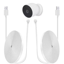 2 Pack 20Ft/6M Power Cord for Google Nest Cam (Battery) Only,Replacement Cable,W