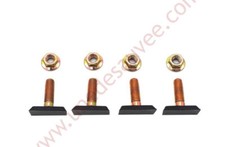 Short Screw + Fixing Nuts Front Bumper Peugeot 205 GTI CTI Rallye Kit D