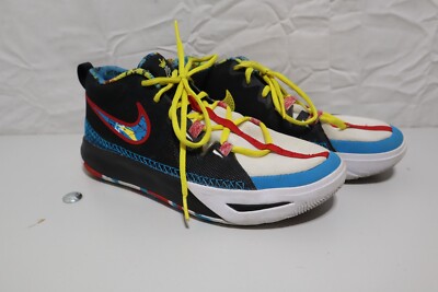 Size 6.5Y (GS) - Nike Kyrie Flytrap 6 SE Mid Black Multicolor Basketball Shoe