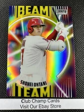 2022 #BT-13 Shohei Ohtani Topps Stadium Club Chrome Baseball Beam Team Angels