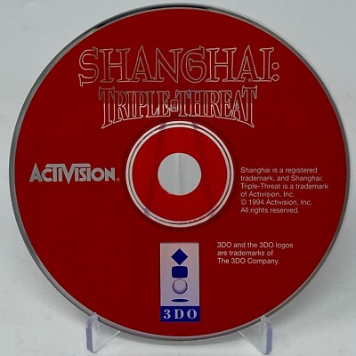 Shanghai: Triple-Threat (3DO, 1995) Disc Only