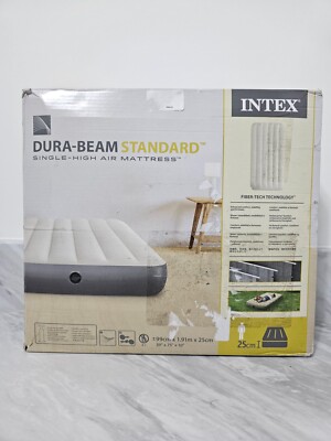 Intex Dura-Beam Luftmatratze Standard Series Single High Inflatable Airbed
