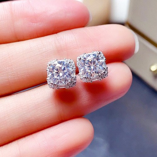 Wedding Jewelry Set 3pcs Set White Fire Topaz Gems Silver Pendant Earrings Rings - Picture 6 of 7