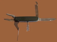 WEST GERMAN STYLE KNIFE MILITARY BUNDESWEHR ARMY 4 TOOL POCKET KNIFE