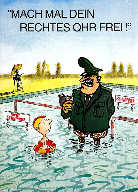 Mach Mal Dein Rechtes Ohr Frei Poster Kunstdruck Bild 80x58cm Ebay