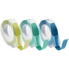 Label It 0.375 Inches Emboss Tape Rolls -Cool(3 Piece)