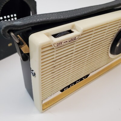 Rare 1960 Sony TR-609 Six Transistor AM Radio, With Original