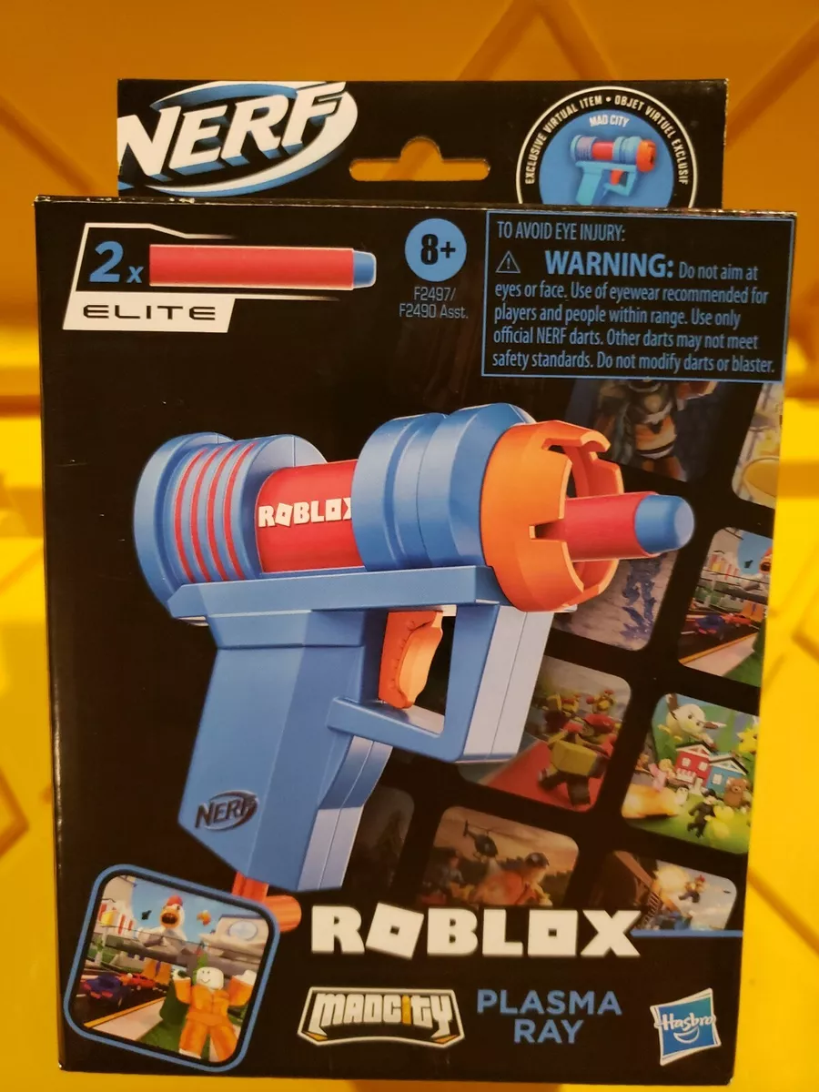 Hasbro Nerf Roblox Mad City: Plasma Ray Blaster