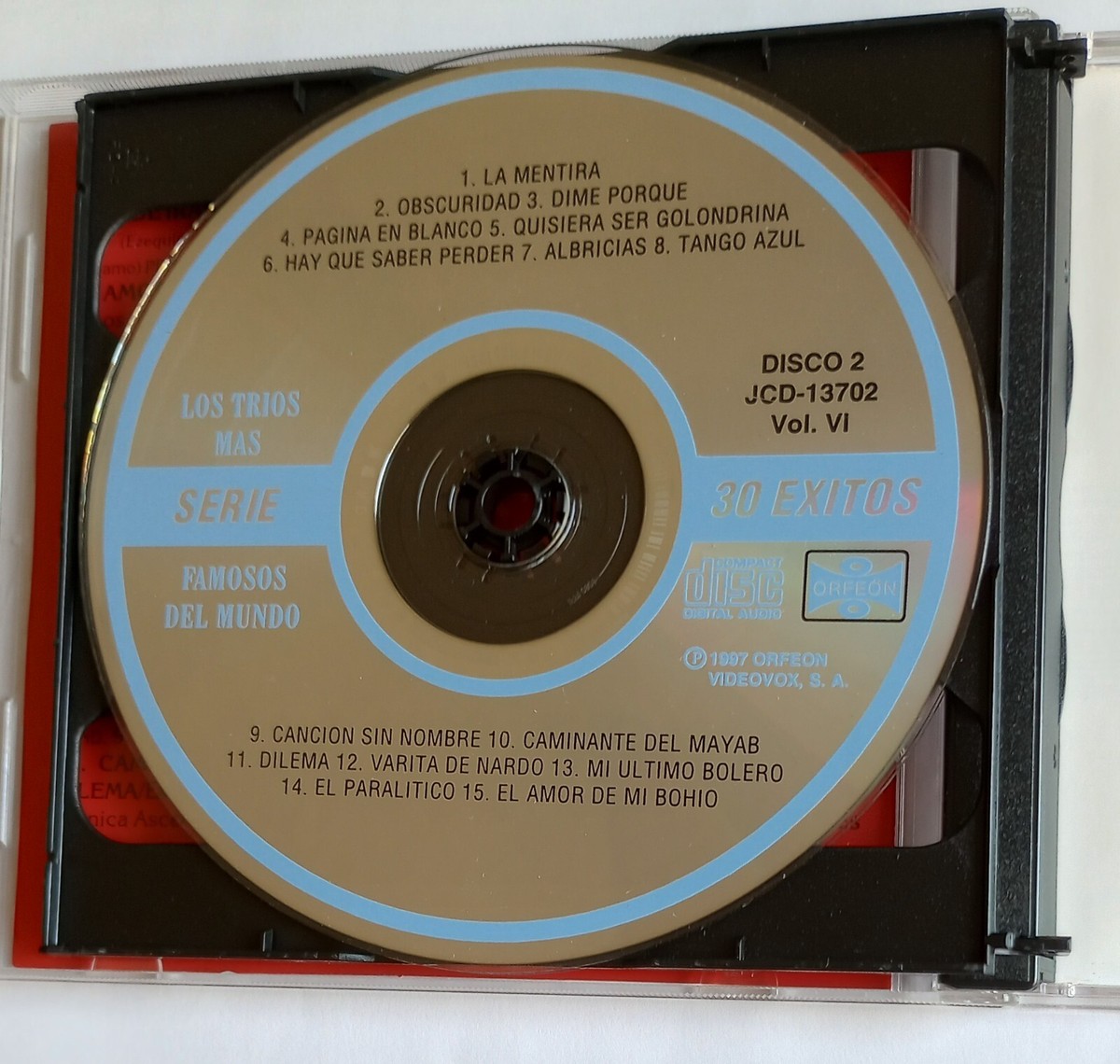 Los Trios Mas Famosos Del Mundo Vol. VI CD 1997 Serie 30 Exitos 2