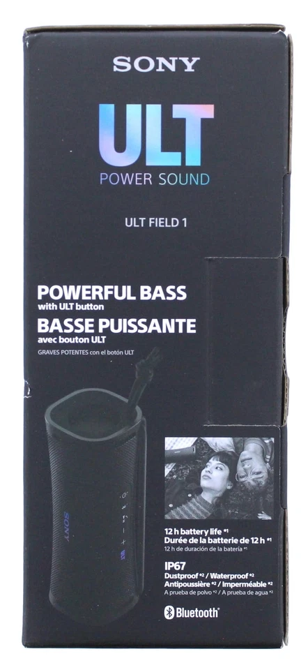 Altavoz inalámbrico Bluetooth Sony Ult Power Sound (negro) Foto 2 de 4