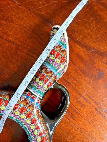 NUOVO grande anello HITTITE decanter vino e 2 bicchieri fatto a mano da Avanos-Turchia - Foto 9 di 13