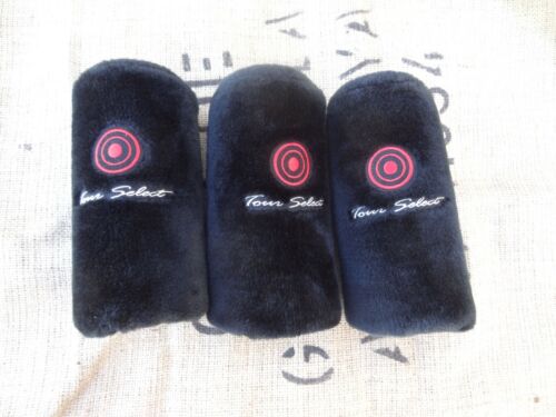Tour Select 1,3,5 Wood HEAD COVER SET - Black (3ct) - Picture 1 of 4