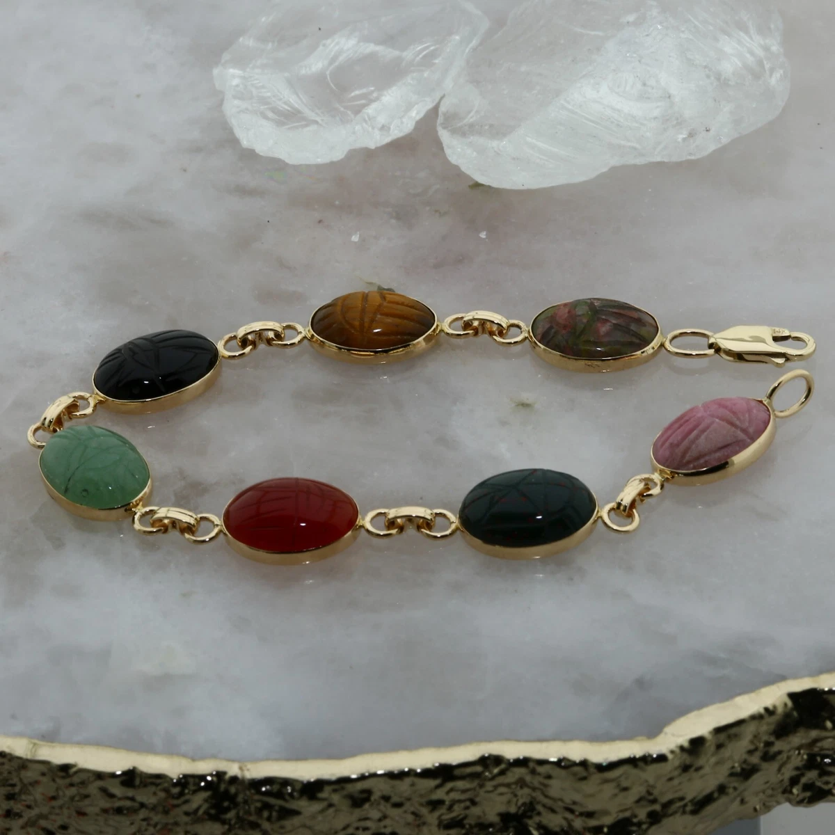 Scarab on sale bracelets 1960