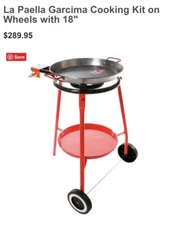 New Williams Sonoma La Paella Garcima Set Andreu Outdoor Paella Cooking Set