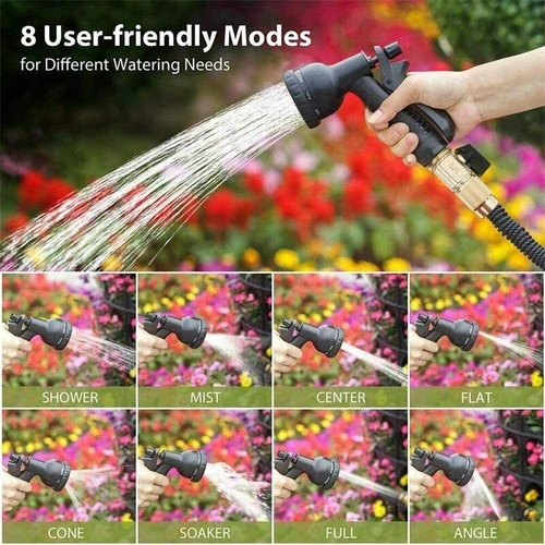 Heavy Duty 50-100FT Expandable Garden Hose Pipe Flexible With Water Spray Gun - Picture 13 of 18