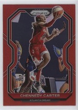 2021 Panini Prizm WNBA Red Prizm 70/299 Chennedy Carter #49 3hd