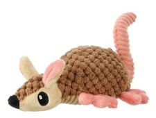 Juguete Bark 2" Armie Dillo perro mascota con chirrido y orejas arrugadas, perro pequeño y XS nuevo