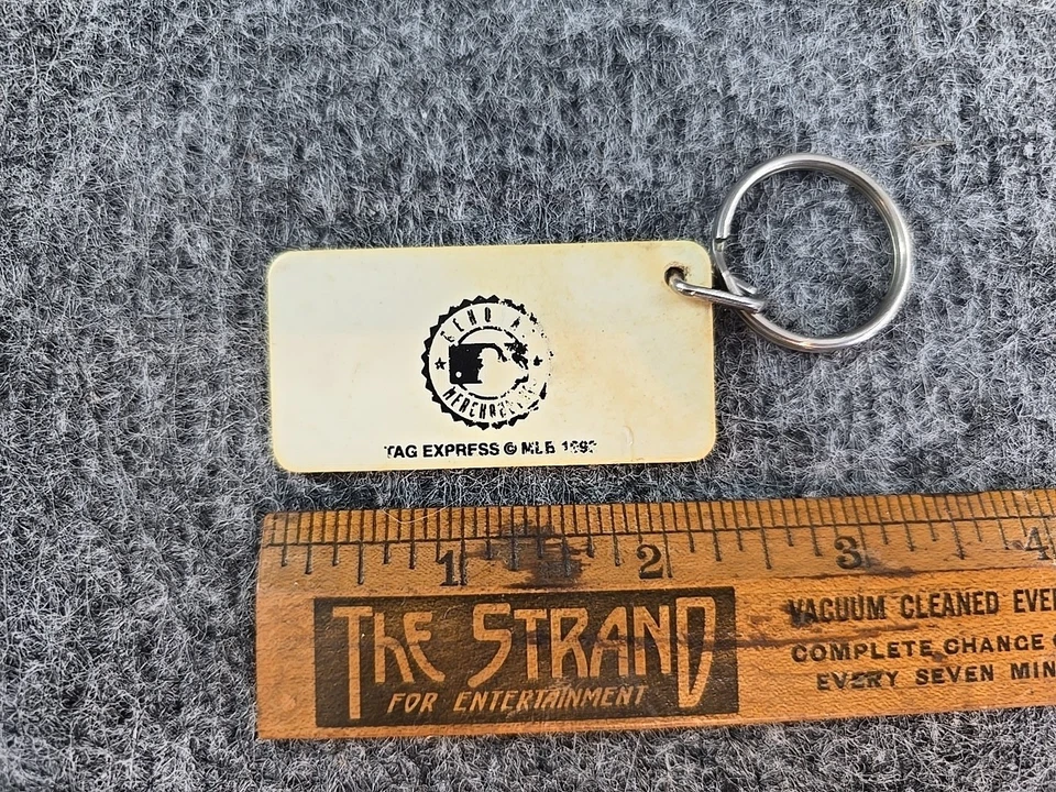 Vintage Cleveland Indians Keychain 90s Spring Training WInter Haven FL White - Image 4 of 4