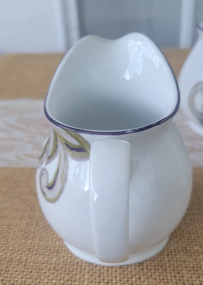 Crema de porcelana Sugar Cirlum, azúcar con tapa, juego de sal y pimienta de Noble Excellence Foto 3 de 4