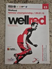 2012/13 Bristol City V Watford Championship Football Programme VGC