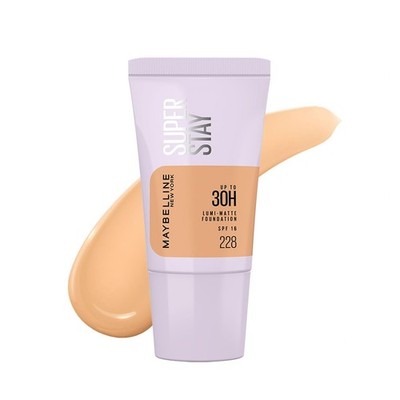 Maybelline New York SuperStay Lumi Matte Foundation SPF 16, Shade 228, 18 ml
