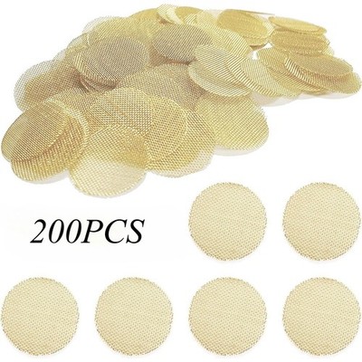 200+ Count 5/8'' .625'' 15.833mm BRASS Pipe Screens HIGHEST QUALITY - MADE IN USA!