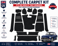 Carrelli Hessian Backed Interior Carpet Felt Kit Set Fits Mgb Gt 1967-1980 Carrelli Hessian Backed Interior Carpet Felt Kit Set Fits Mgb Gt 1967-1980