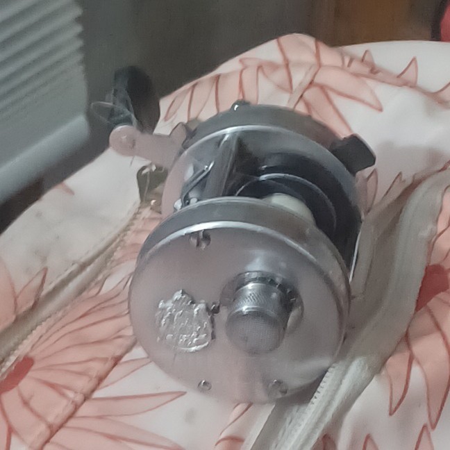 Ambassadeur 2500C Vintage Silver Baitcasting Casting Fishing Reel