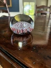 Murano Italy Millefiori Art Glass Paperweight