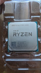 Processeur AMD Ryzen 3 PRO 2200GE 4 Cœurs 3.2-3.6 GHz - Socket AM4 - Reconditionné Très Bon état