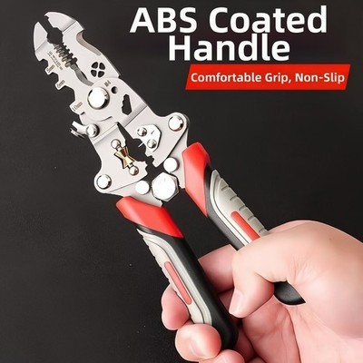 Electrical Maintenance 12-in-1 Pliers Foldable Crimper Foldable Design