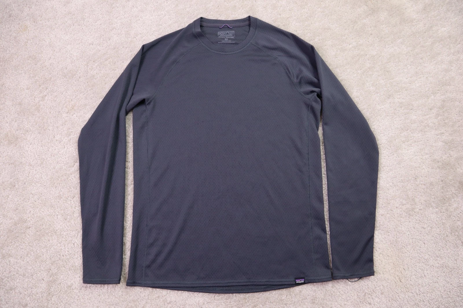 Patagonia Shirt Mens Medium Capilene Mid Layer Gray
