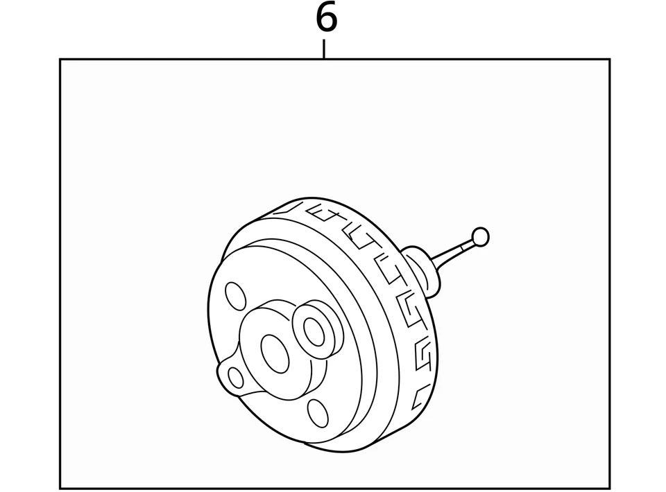 Potenciador de freno compatible con 03-06 PORSCHE CAYENNE 27077166 Foto 4 de 4