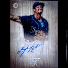 Dylan Floro 2014 Bowman Inception Prospect Auto #PADF Devil Rays