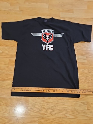 DC United MLS YFC Size Large " Got Milk " Black T-shirt. D9 - Picture 9 of 12