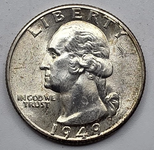 *SILVER* 1949-D  Washington Quarter -《Great Way To Buy Silver!!》