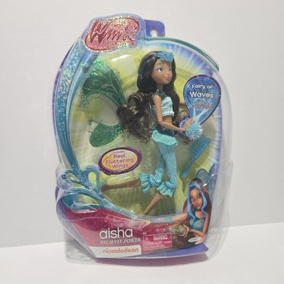 Winx Club Believix Power Aisha Fairy Of Waves Real Fluttering Wings 2014 Jakks