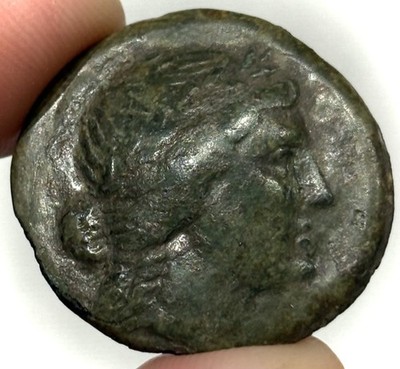 250-150 BC Thrace Kallatis AE Trichalkon Apollo Ancient Greek Coin