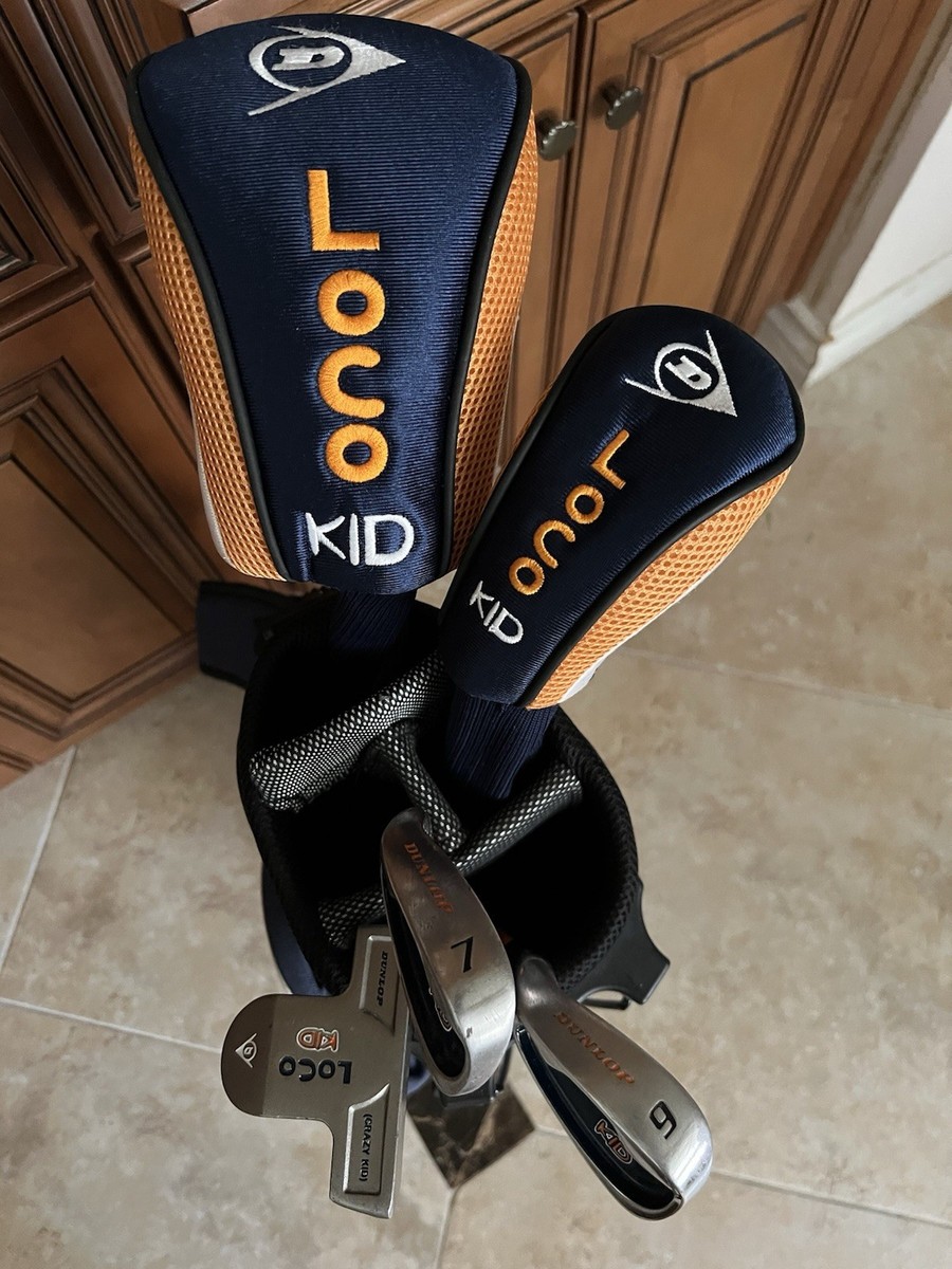 DUNLOP - DUNLOP ダンロップ LoCo KID ジュニアゴルフクラブセット Dunlop Loco Golf Crazy Long Youth Junior Club Set-Driver, 5