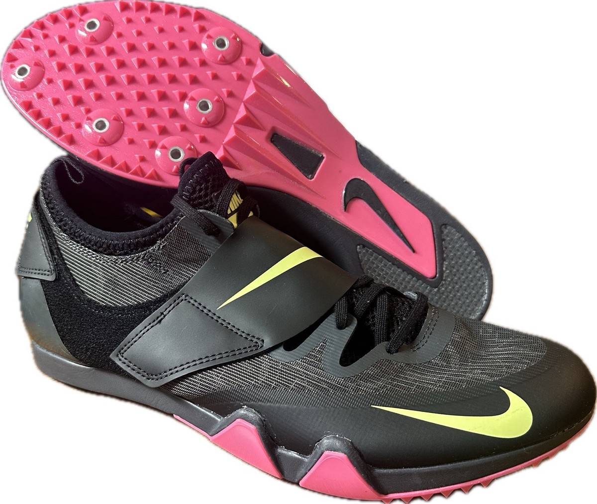 NEW Nike Zoom PV Elite Pole Vault Track Spikes Black - Men