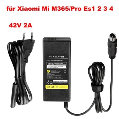 für Xiaomi Mi M365/Pro Es1 2 3 4, Ladekabel Adapter Elektroroller Ladegerät 42V