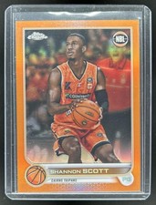 2022-23 Topps Chrome NBL Shannon Scott Orange Refractor #/25