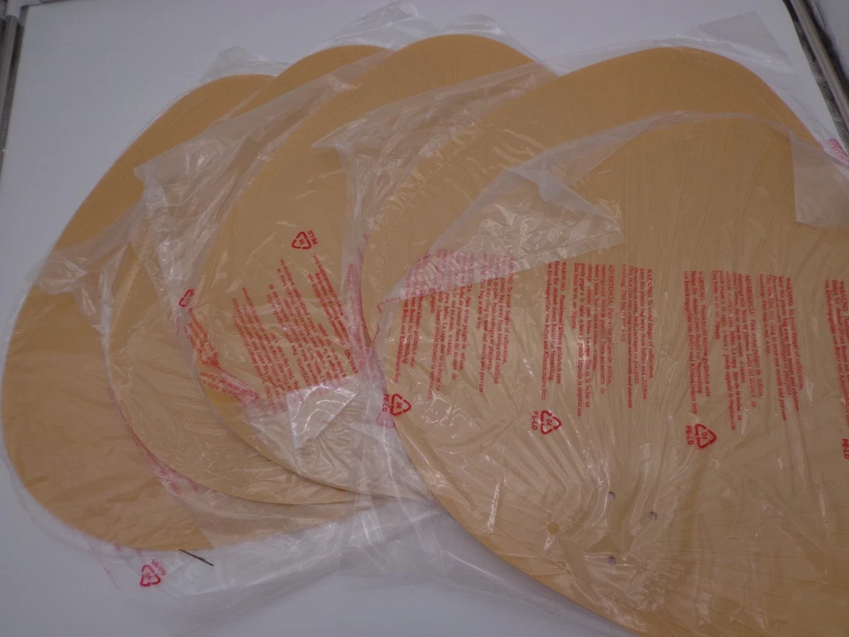 Conjunto de 5 lâminas ABS Royal Pacific Fan bege folha de palmeira design B-15ABS - Imagem 2 de 4