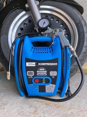 Güde 50077 Kompressor Airpower 180/08 1,1 kW Kolbenkompressor Auto Fahrrad Ball