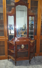 ANTICO MOBILE D'INGRESSO FINE '800 CON SPECCHIERE E PIASTRA DIPINTA