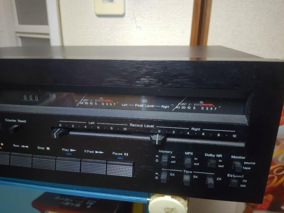 Nakamichi 482 3-Head Discrete Head Cassette Deck Player Black Made
