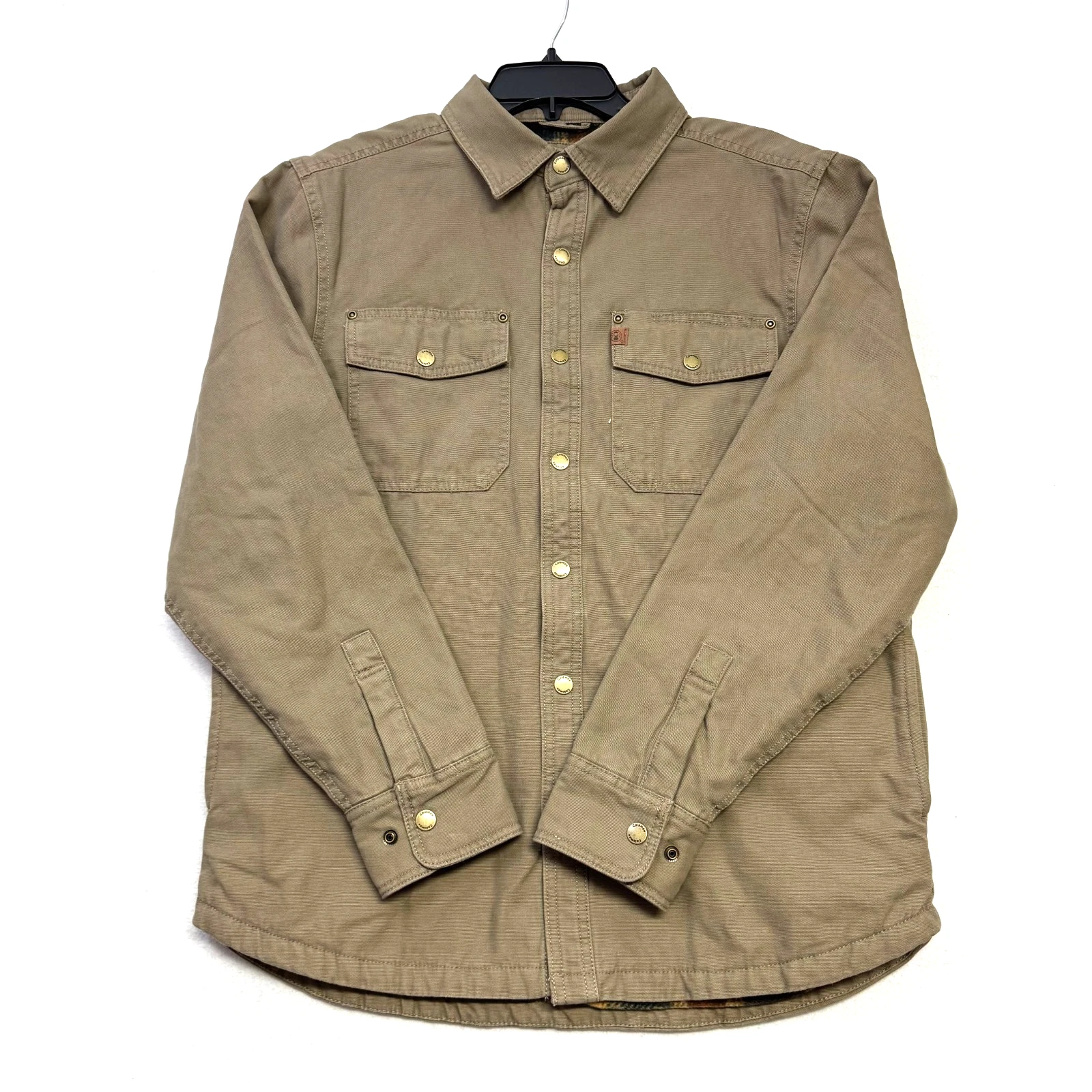 Coleman Men Flannel Lined Canvas Shirt Jacket Tan S Outdoor Workwear $100 New
Opens in a new window